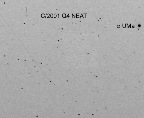 Komeet 2001 Q4 NEAT door Peter Bus